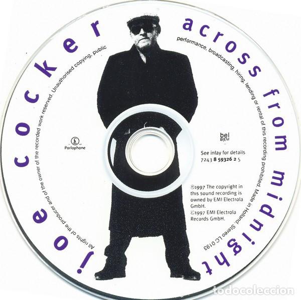 CDs de m&uacute;sica: Joe Cocker &lrm;- Across From Midnight -rock - Foto 3