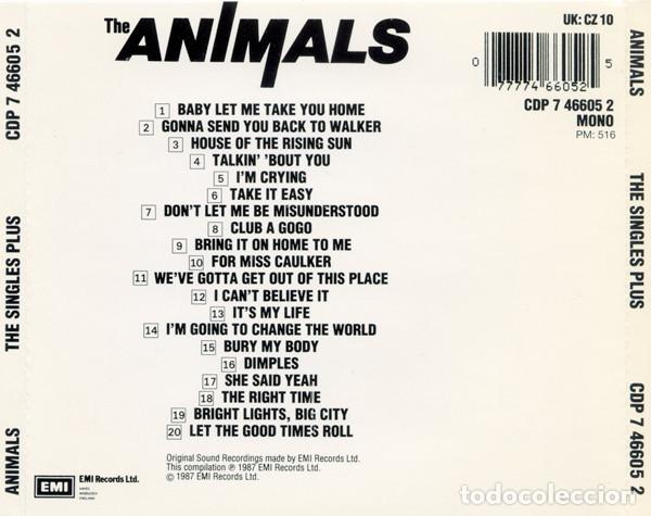 CDs de m&uacute;sica: The Animals - The Singles Plus-rock - Foto 4