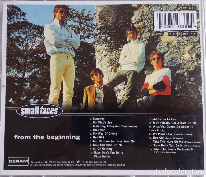 CDs de m&uacute;sica: SMALL FACES, FROM THE BEGINNING. CD CON TEMAS EXTRAS Y COMO NUEVO - Foto 2