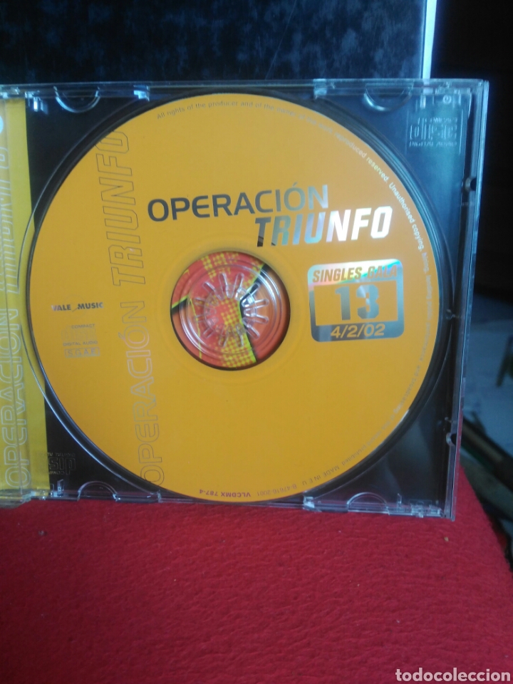 CDs de m&uacute;sica: CD Operaci&oacute;n Triunfo, edici&oacute;n limitada. Gala 13. - Foto 4