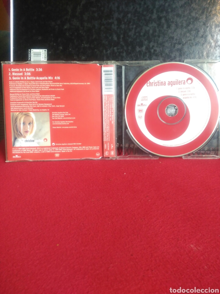 CDs de m&uacute;sica: CD Christina Aguilera, Genie in a bottle - Foto 2