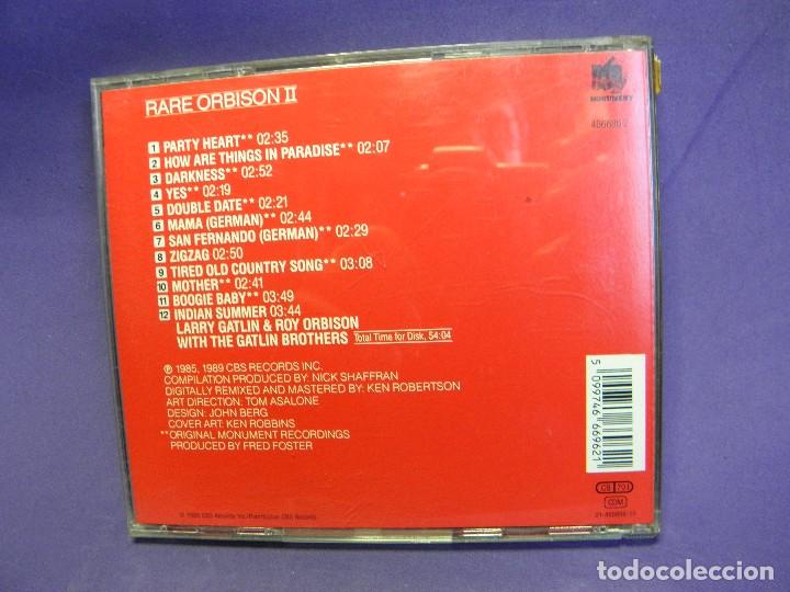 CDs de m&uacute;sica: CD ROY ORBISON - RARE ORBISON II - Foto 2