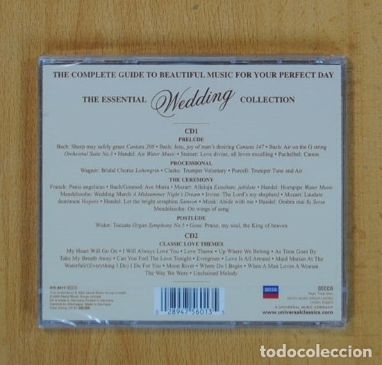 CDs de m&uacute;sica: THE ESSENTIAL WEDDING COLLECTION - CD - Foto 2