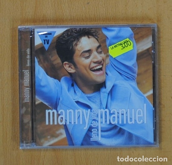 CDs de m&uacute;sica: MANNY MANUEL - LLENO DE VIDA - CD - Foto 1