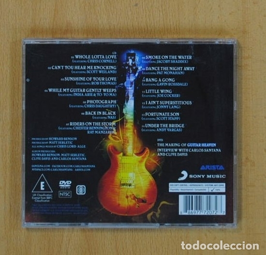 CDs de m&uacute;sica: SANTANA - GUITAR HEAVEN - CD - Foto 2