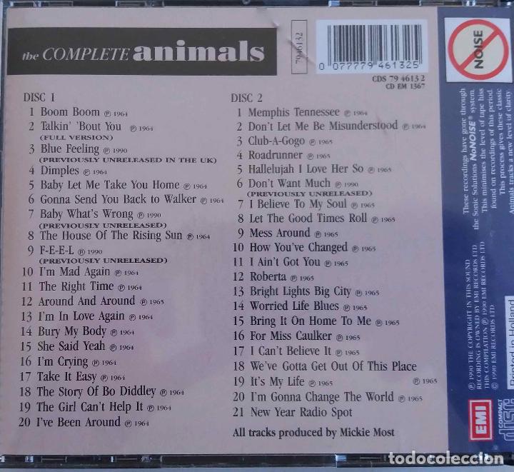CDs de m&uacute;sica: ANIMALS THE COMPLETE, COMPILACI&Oacute;N - DOBLE CD, 2 DISCOS - Foto 2