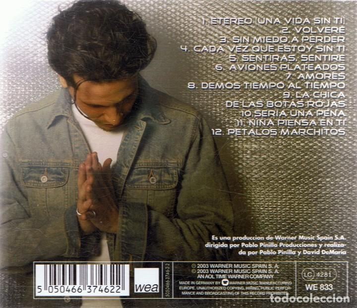 CDs de m&uacute;sica: CD DAVID DEMAR&Iacute;A &uml;SIN MIEDO A PERDER&uml; - Foto 2