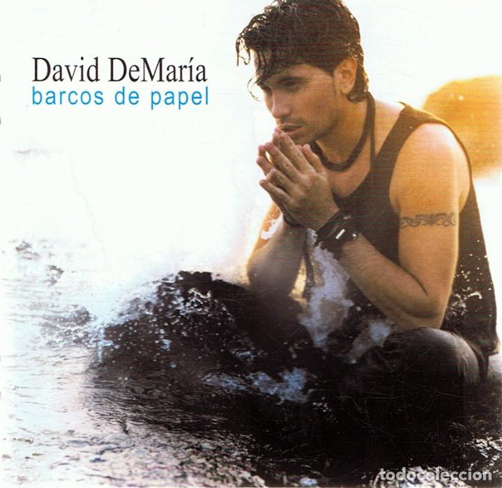 CDs de m&uacute;sica: CD DAVID DEMAR&Iacute;A &uml;BARCOS DE PAPEL&uml; - Foto 1