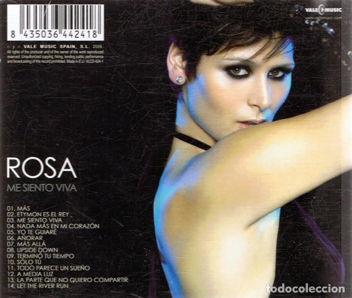 CDs de m&uacute;sica: CD ROSA &uml;ME SIENTO VIVA&uml; - Foto 2