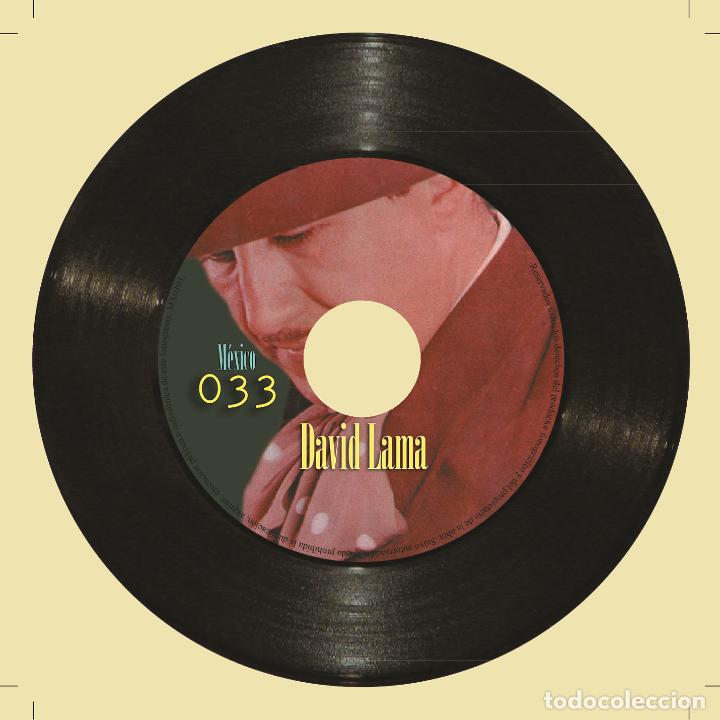 CDs de m&uacute;sica: DAVID LAMA. Colecci&oacute;n M&eacute;xico - N&ordm; 033/100 - Foto 3