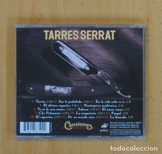CDs de m&uacute;sica: SERRAT TARRES - CANSIONES - CD - Foto 2