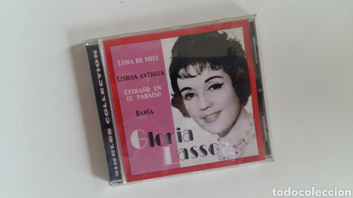 CDs de m&uacute;sica: (Sevilla) CD GLORIA LASSO. Singles Collection - Foto 1