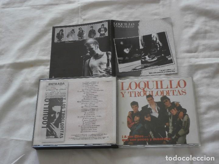 CDs de m&uacute;sica: LOQUILLO Y TROGLODITAS 2 CD&acute;S -CONCIERTO BCN ZELESTE (1989) -A POR ELLOS - 24 TEMAS-CAJA GRANDE-EXCE