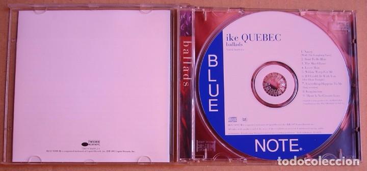 CDs de m&uacute;sica: IKE QUEBEC - BALLADS (CD)  1997 BLUE NOTE - Foto 2