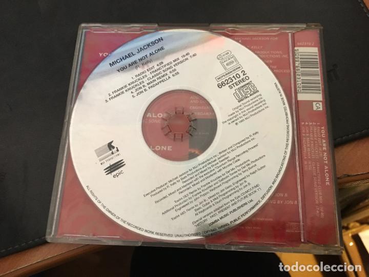 CDs de m&uacute;sica: MICHAEL JACKSON (YOY ARE NOT ALONE) CD 5 TRACK (CDI6) - Foto 2