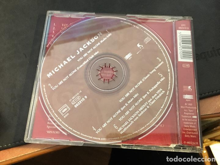 CDs de m&uacute;sica: MICHAEL JACKSON (YOU ARE NOR ALONE) CD 6 TRACK (CDI6) - Foto 2