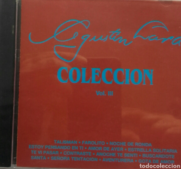 CDs de m&uacute;sica: AGUST&Iacute;N LARA VOL. III - Foto 1