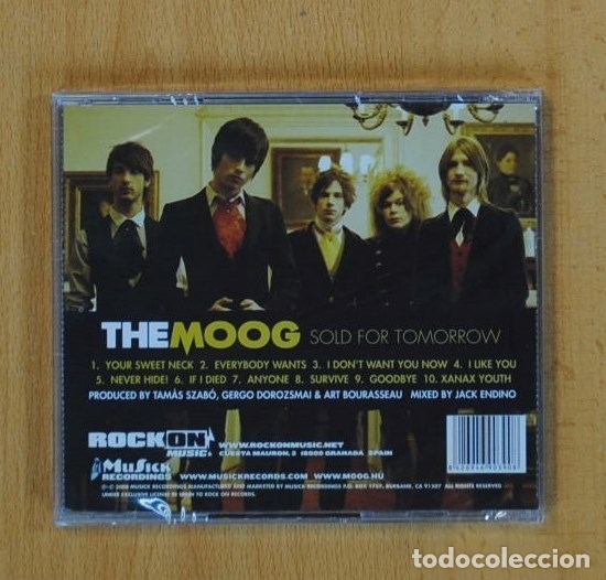 CDs de m&uacute;sica: THE MOOG - SOLD FOR TOMORROW - CD - Foto 2
