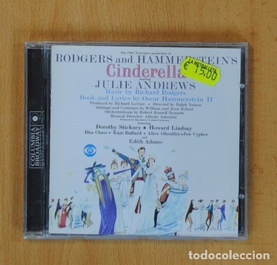 CDs de m&uacute;sica: CINDERELLA - B.S.O. - CD - Foto 1