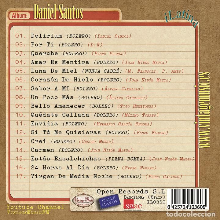 CDs de m&uacute;sica: DANIEL SANTOS. Colecci&oacute;n iLatina - Foto 2