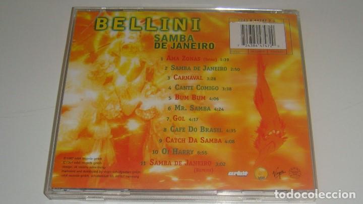 CDs de m&uacute;sica: CD - BELLINI - SAMBA DE JANEIRO - 11 TEMAS - BELLINI - Foto 2