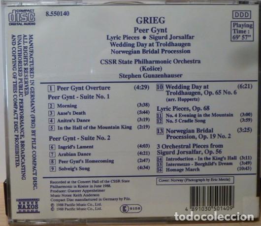 CDs de m&uacute;sica: GRIEG - PEER GYNT - Foto 2
