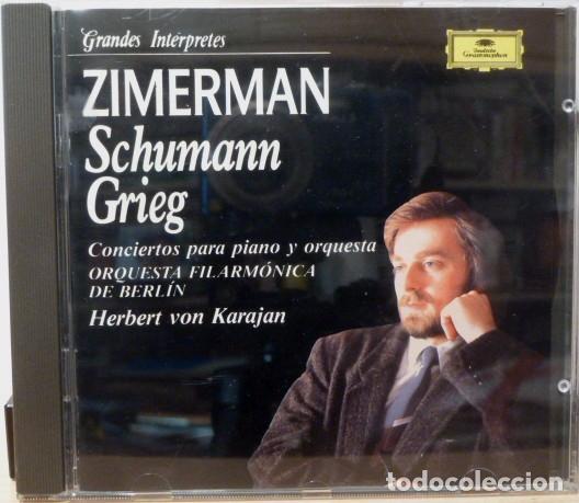 CDs de m&uacute;sica: SHUMANN - GRIEG - ZIMERMAN - KARAJAN - Foto 1