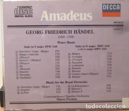 CDs de m&uacute;sica: HAENDEL - SIMON PRESTON - Foto 2