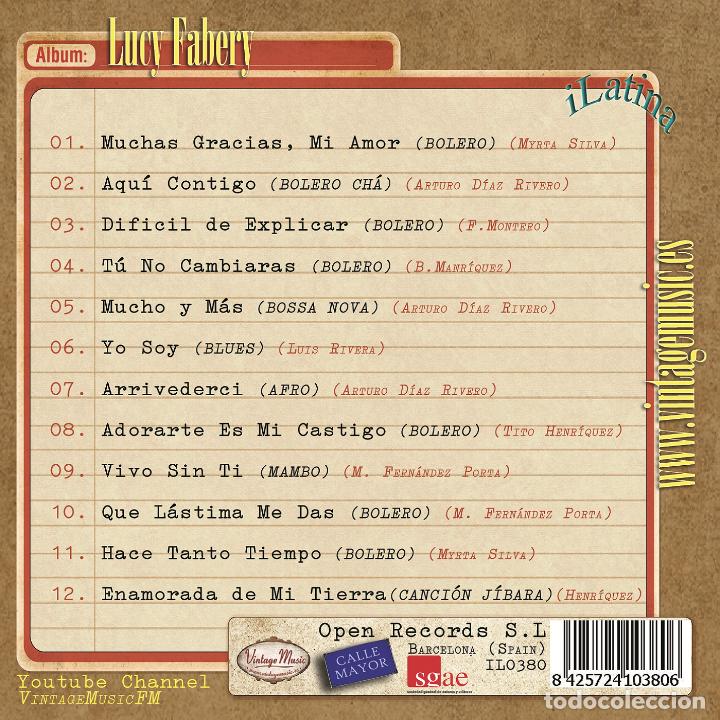 CDs de m&uacute;sica: LUCY FABERY. Colecci&oacute;n iLatina - Foto 2