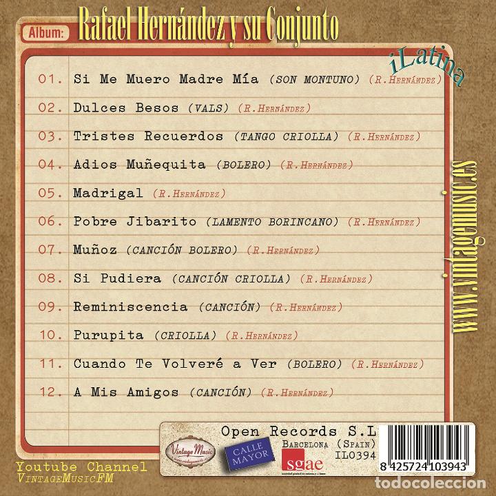 CDs de m&uacute;sica: RAFAEL HERN&Aacute;NDEZ. Colecci&oacute;n iLatina - Foto 2