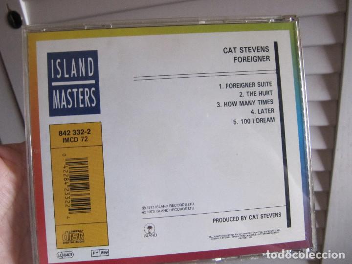 CDs de m&uacute;sica: CAT STEVENS - FOREIGNER - CD ISLAND - Foto 2