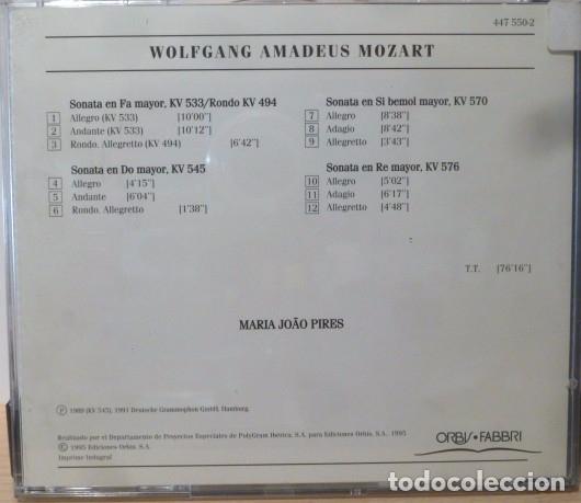 CDs de m&uacute;sica: MOZART - SONATAS PARA PIANO - Foto 2
