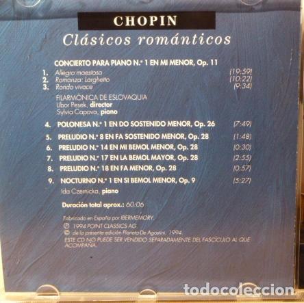 CDs de m&uacute;sica: CHOPIN - CLASICOS ROMANTICOS - Foto 2