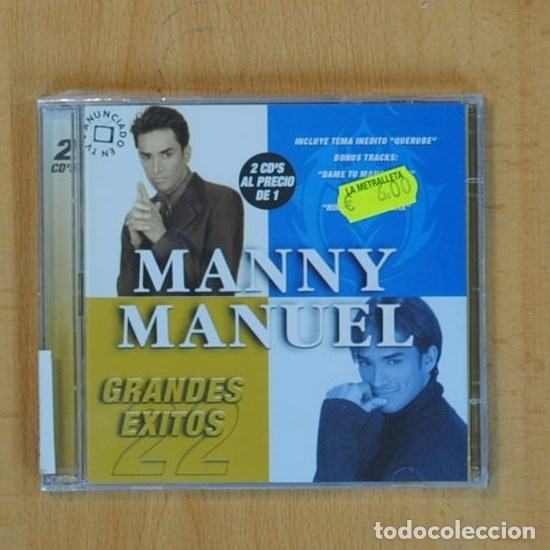 CDs de m&uacute;sica: MANNY MANUEL - GRANDES EXITOS - 2 CD - Foto 1
