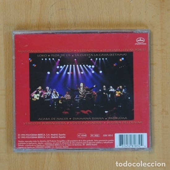 CDs de m&uacute;sica: KETAMA - DE AKI A KETAMA - CD - Foto 2