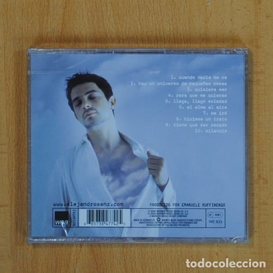 CDs de m&uacute;sica: ALEJANDRO SANZ - EL ALMA AL AIRE - CD - Foto 2