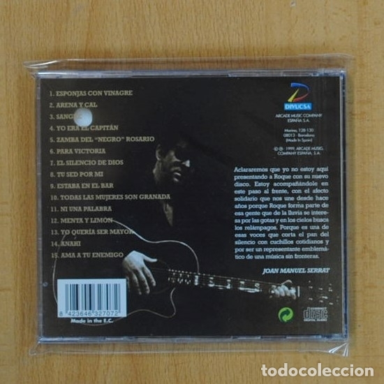 CDs de m&uacute;sica: ROQUE NAVAJA - ESPONJAS CON VINAGRE - CD - Foto 2