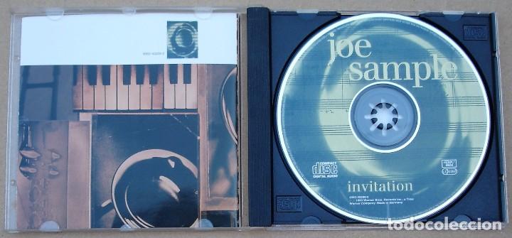 CDs de m&uacute;sica: JOSE SAMPLE - INVITATION (CD) 1993 - 10 TEMAS - THE CRUSADERS - Foto 2