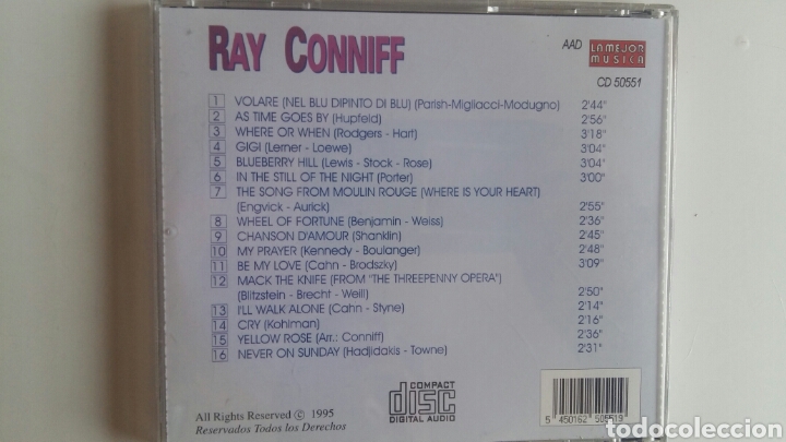 CDs de m&uacute;sica: (Sevilla) CD - RAY CONNIFF . Volare - Foto 3