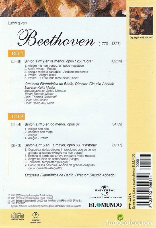 CDs de m&uacute;sica: CD BEETHOVEN  ( 2 CD) - Foto 2