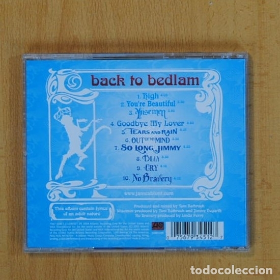 CDs de m&uacute;sica: JAMES BLUNT - BACK TO BEDLAM - CD - Foto 2