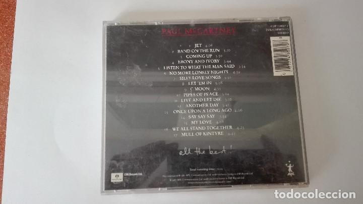 CDs de m&uacute;sica: CD PAUL MCCARTNEY ALL THE BEST - Foto 2