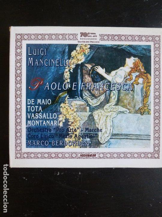 CD di Musica: LUIGI MANCINELLI  PAOLO E FRANCESCA.  MARCO GERDONDINI 1999 DDD,