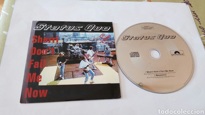 CDs de m&uacute;sica: Cd single de Status Quo. Sherri dont fail me now. 1994 - Foto 1