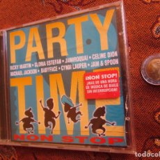CDs de Música: PARTY TIME- CD-NON STOP- VERSIONES ORIGINALES- DISCO MIX- PLASTIFICADO- NUEVO-20 TEMAS- DEL 97-. Lote 88966800