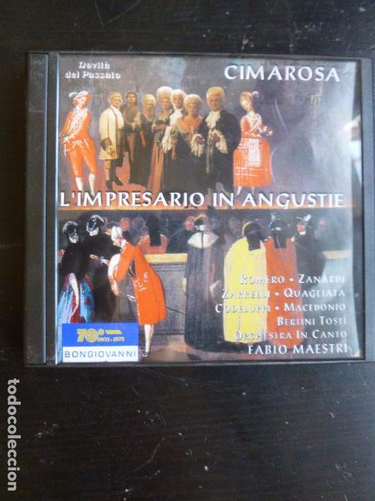 CD di Musica: L'IMPRESARIO IN ANGUSTIE CIMAROSA FABIO MAESTRI  BONGIOVANNI  2001 2 CD
