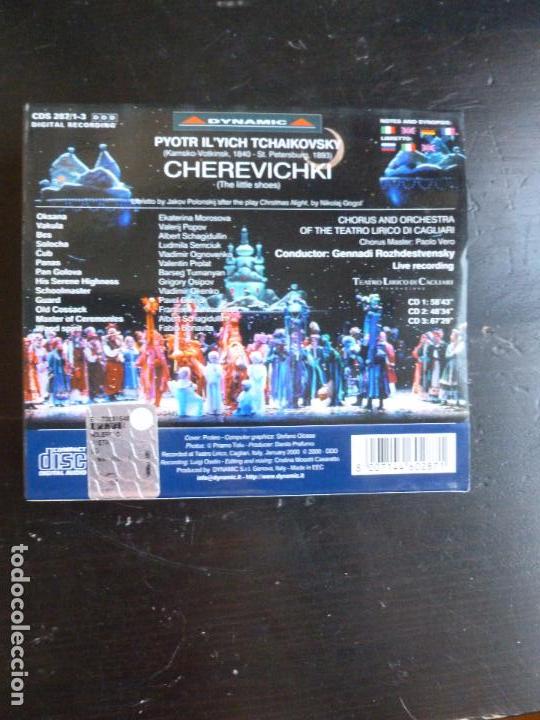 CDs de m&uacute;sica: CHEREVICHKI TCHAIKOVSKY  ROZHDESTVENSKY. DYNAMIC 2000 3CD - Foto 2