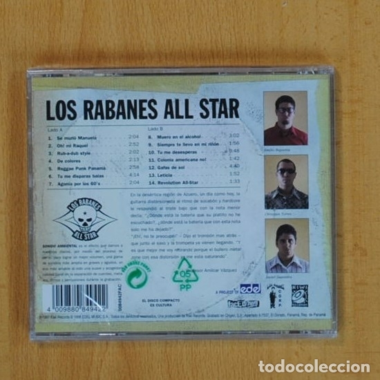 CDs de m&uacute;sica: LOS RABANES - ALL STAR - CD - Foto 2