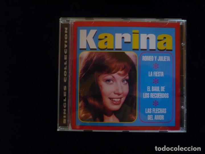 CDs de m&uacute;sica: karina singles collection - cd como nuevo - Foto 1