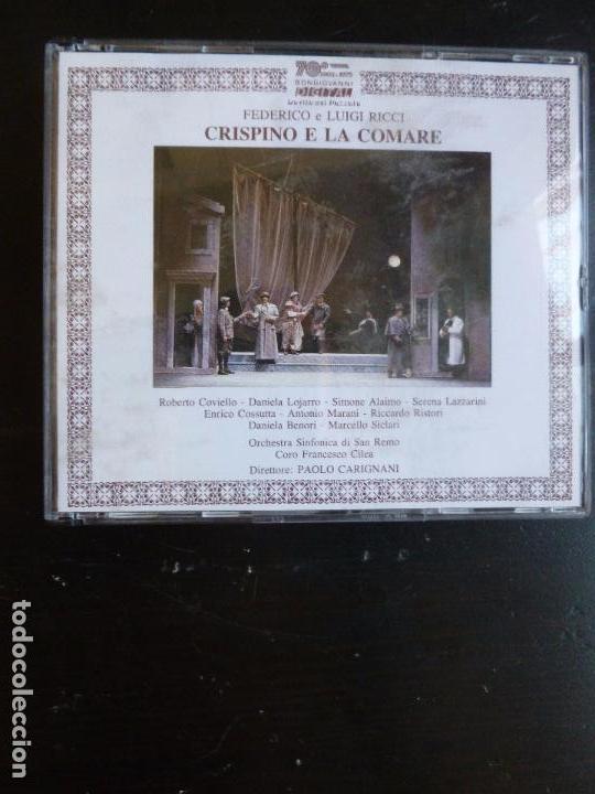 CD di Musica: CRISPINO E LA COMARE FEDERICO E LUIGI RICCI DIR. PAOLO GARIGNANI BONGIOVANI 1989 2C